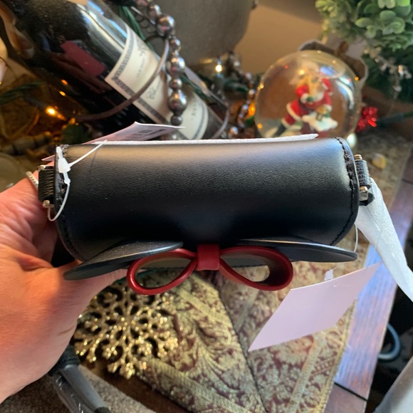 Authentic KATE SPADE Saffiano leather snap flap Minnie Bow crossbody - Picture 4 of 12